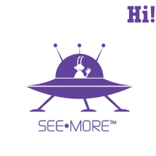 Load image into Gallery viewer, Spaceships and Aliens Make Every Child Smile. Imagine Yours in This SEE-MORE Tee