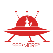 Load image into Gallery viewer, Cool, Classic, Cotton Short-Sleeve TEE featuring SEE-MORE, The World's Coolest Alien