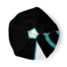Load image into Gallery viewer, SEE-MORE Teal on Black Kids Beanie