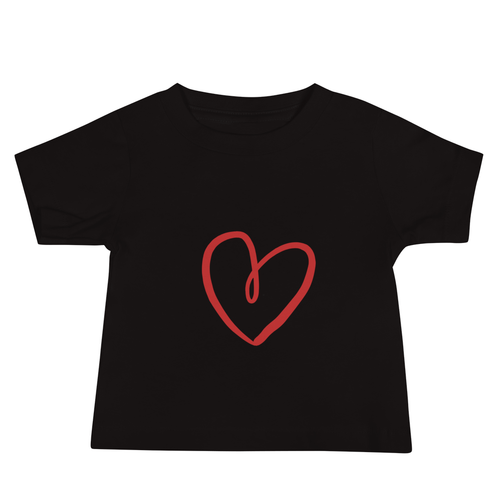 SEE-MORE LOVE Baby Jersey Short Sleeve Tee.