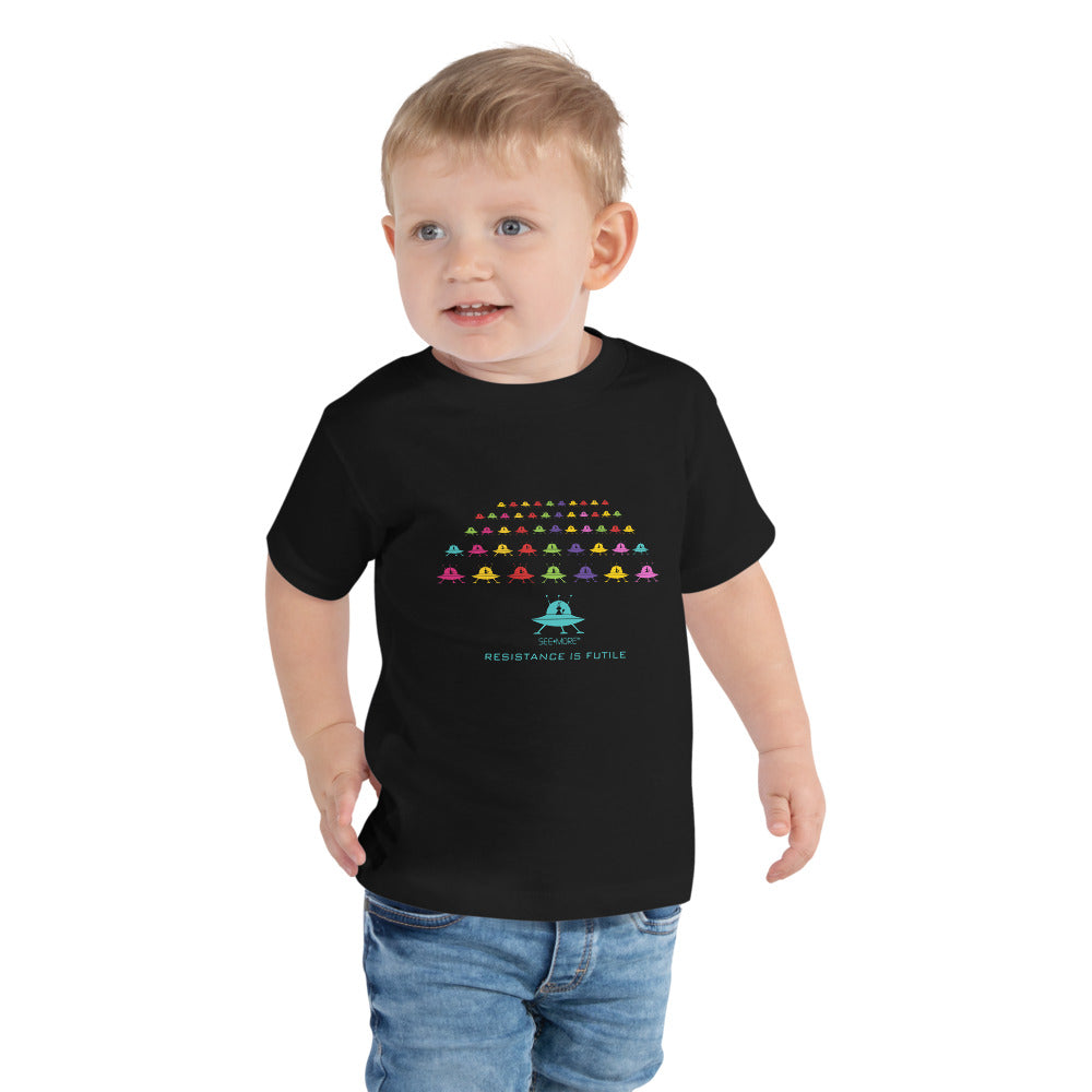 SEE-MORE RESISTANCE IS FUTILE Toddler Short Sleeve Tee