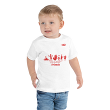 Load image into Gallery viewer, New Friends Means More Smiles. SEE-MORE FRIENDS Toddler Short-Sleeve Tee