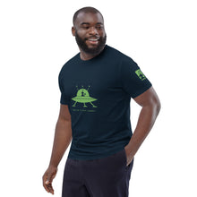 Load image into Gallery viewer, SEE-MORE Take Me To Your Leader Unisex organic cotton t-shirt