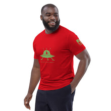 Load image into Gallery viewer, SEE-MORE Take Me To Your Leader Unisex organic cotton t-shirt