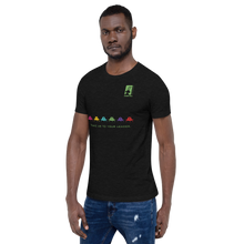 Load image into Gallery viewer, SEE-MORE INVASION. Take Us To Your Leader Short-Sleeve Tee