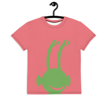 Load image into Gallery viewer, SEE-MORE SAYS SMILE MORE.  PINK TEE
