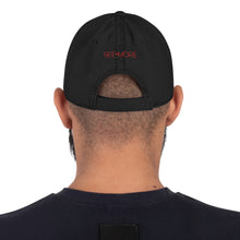 Load image into Gallery viewer, Destress Daddio!  Make Him Smile in This Cool, Classic, Canadian-Designed SEE-MORE Distressed Dad Hat
