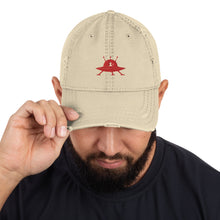 Load image into Gallery viewer, Destress Daddio!  Make Him Smile in This Cool, Classic, Canadian-Designed SEE-MORE Distressed Dad Hat
