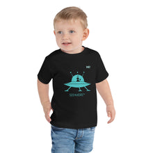 Load image into Gallery viewer, Spaceships Mean Smiles.  Just Imagine The Galactic Smile On Your Child&#39;s face In This Short-Sleeve Cotton Tee
