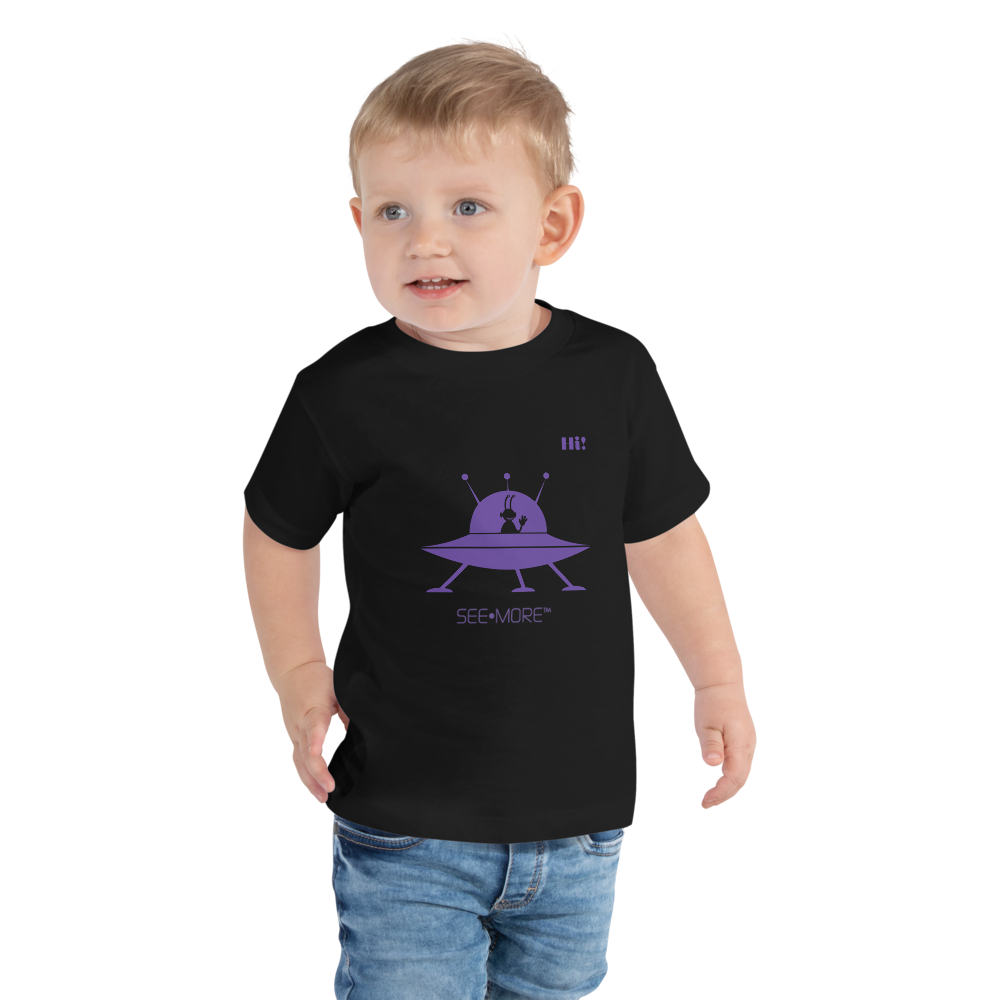 Spaceships and Aliens Make Every Child Smile. Imagine Yours in This SEE-MORE Tee