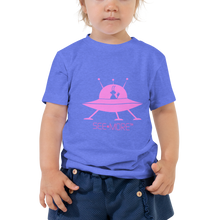 Load image into Gallery viewer, SPACESHIPS Raise Smiles!  It&#39;s a Scientifically Proven Fact.  This Short-Sleeve Tee Definitely Raises Smiles.
