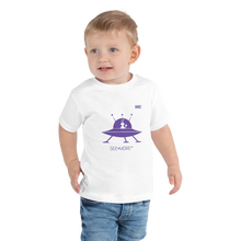 Load image into Gallery viewer, Spaceships and Aliens Make Every Child Smile. Imagine Yours in This SEE-MORE Tee
