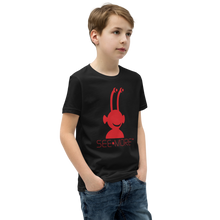 Load image into Gallery viewer, Cool, Classic, Cotton Short-Sleeve TEE featuring SEE-MORE, The World&#39;s Coolest Alien
